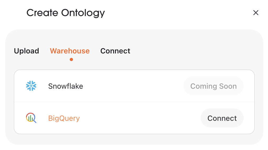 Connect BigQuery Source