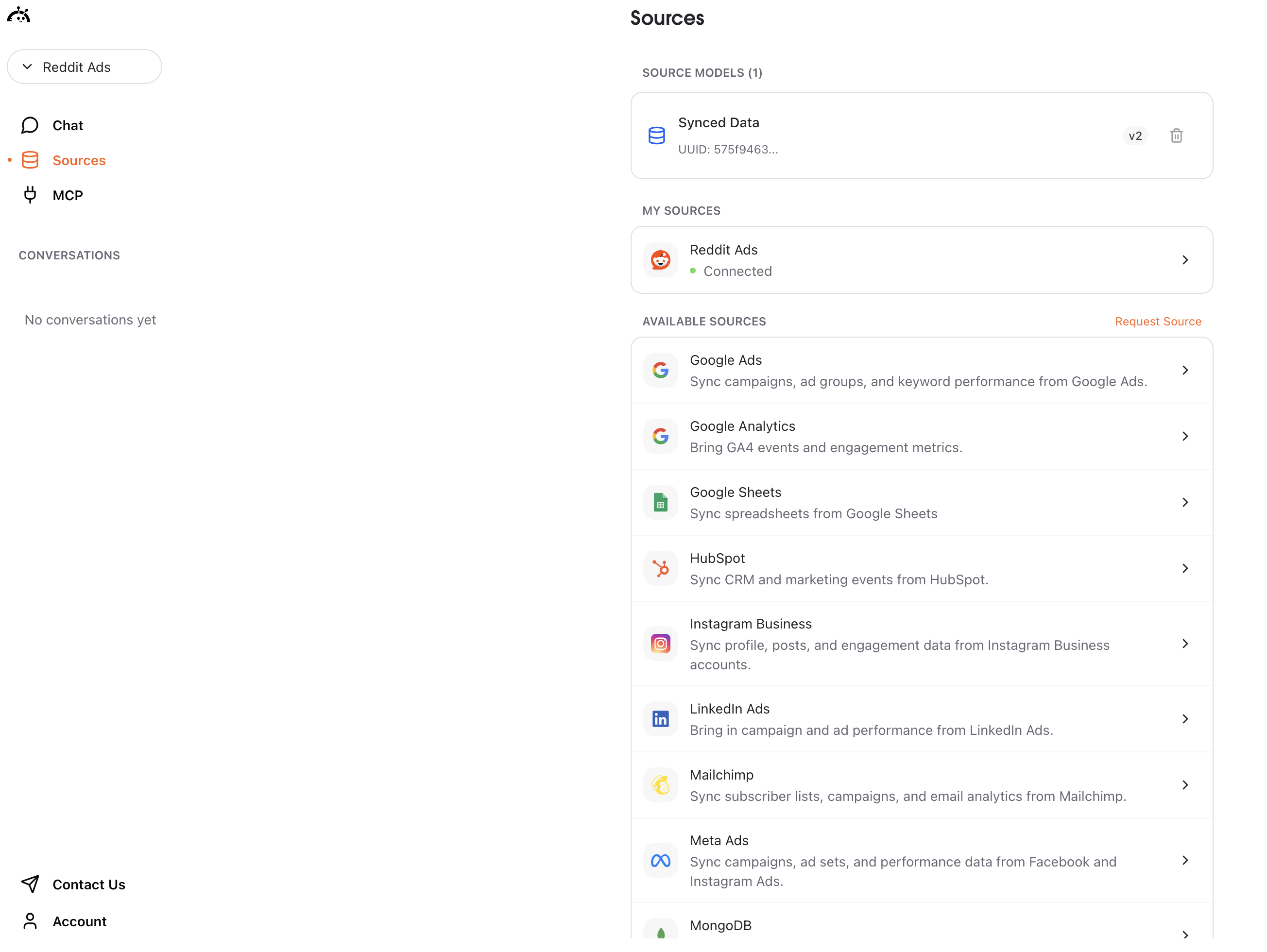 Reddit Ads connection completed