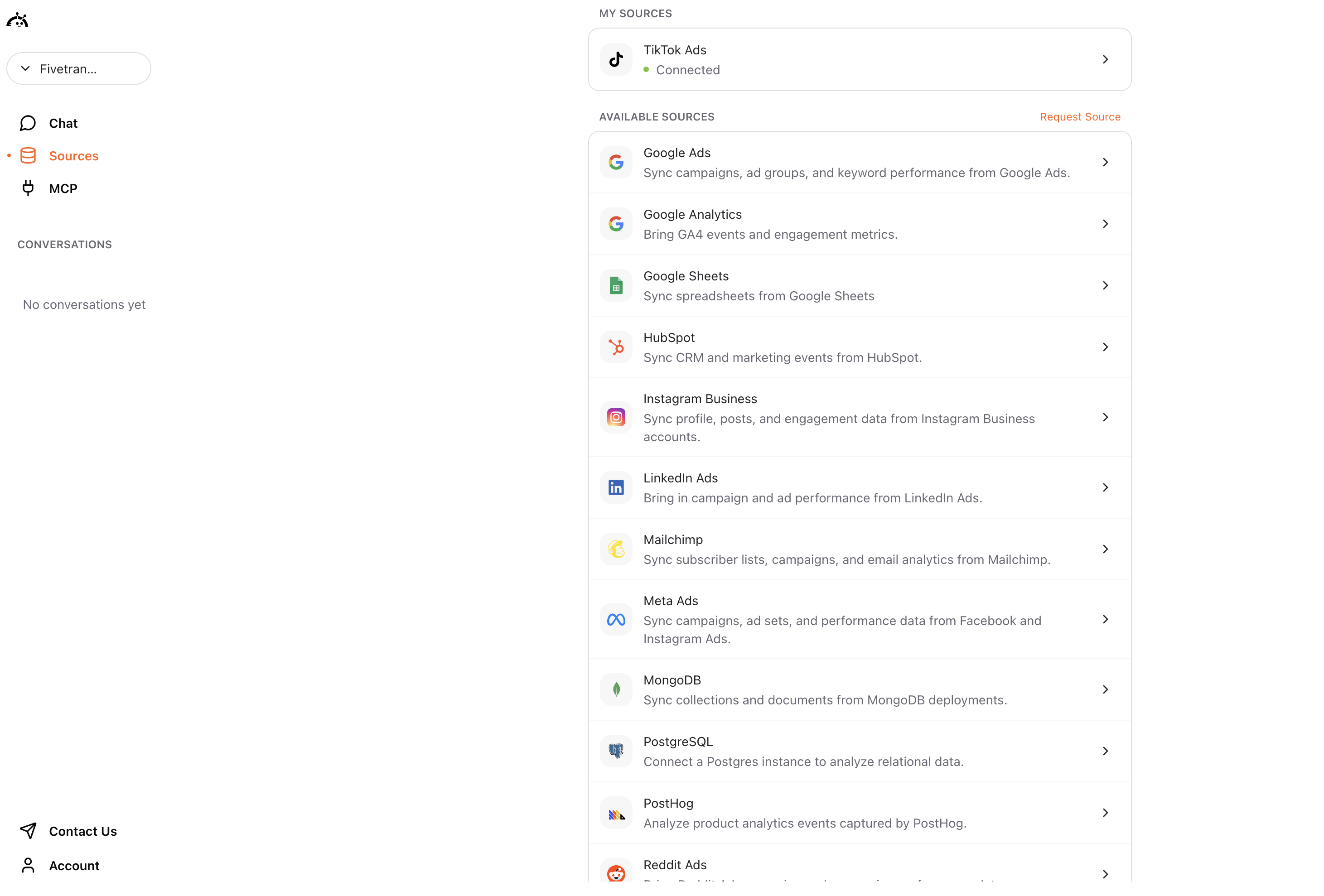 TikTok Ads connection completed