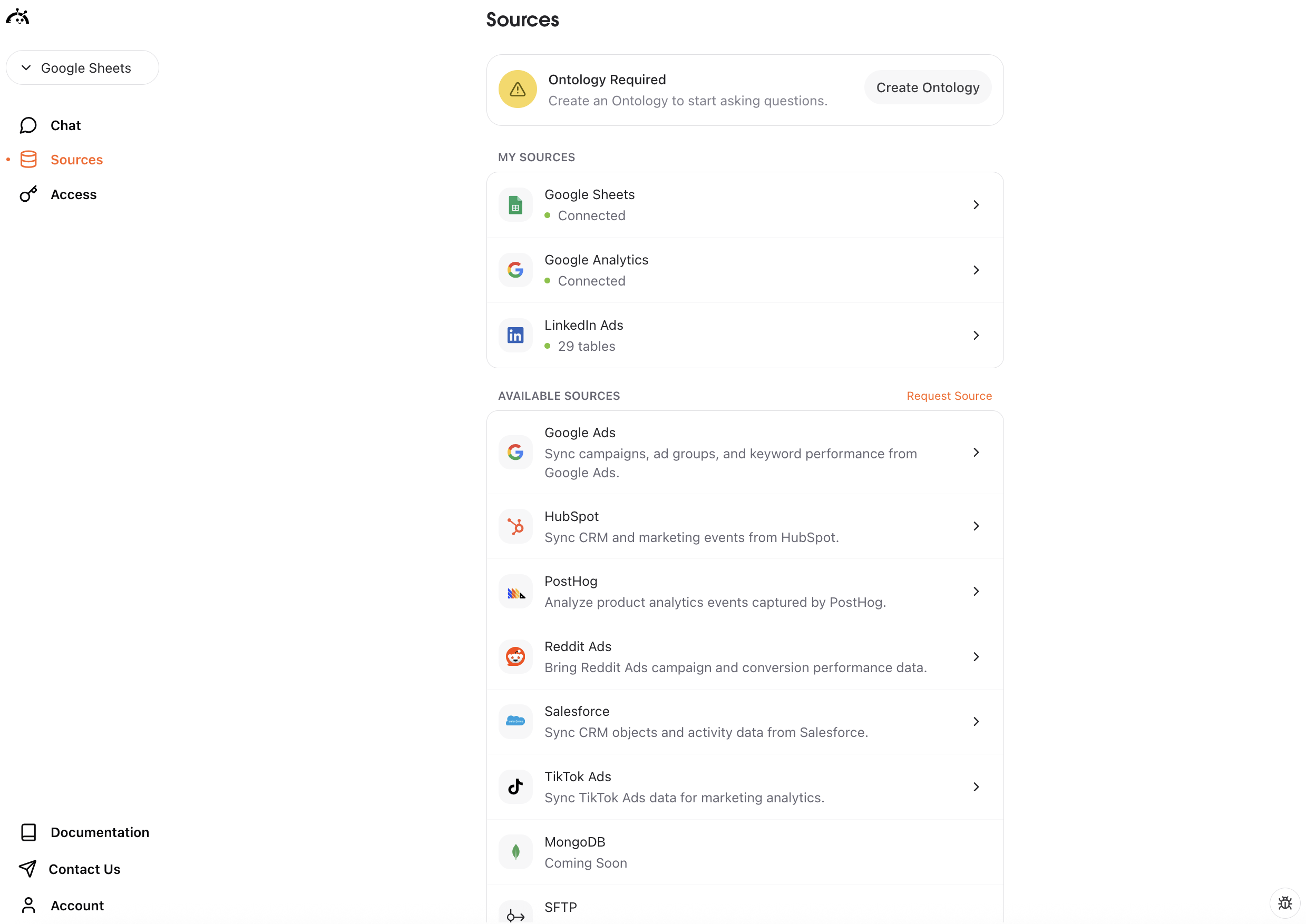 LinkedIn Ads connection completed