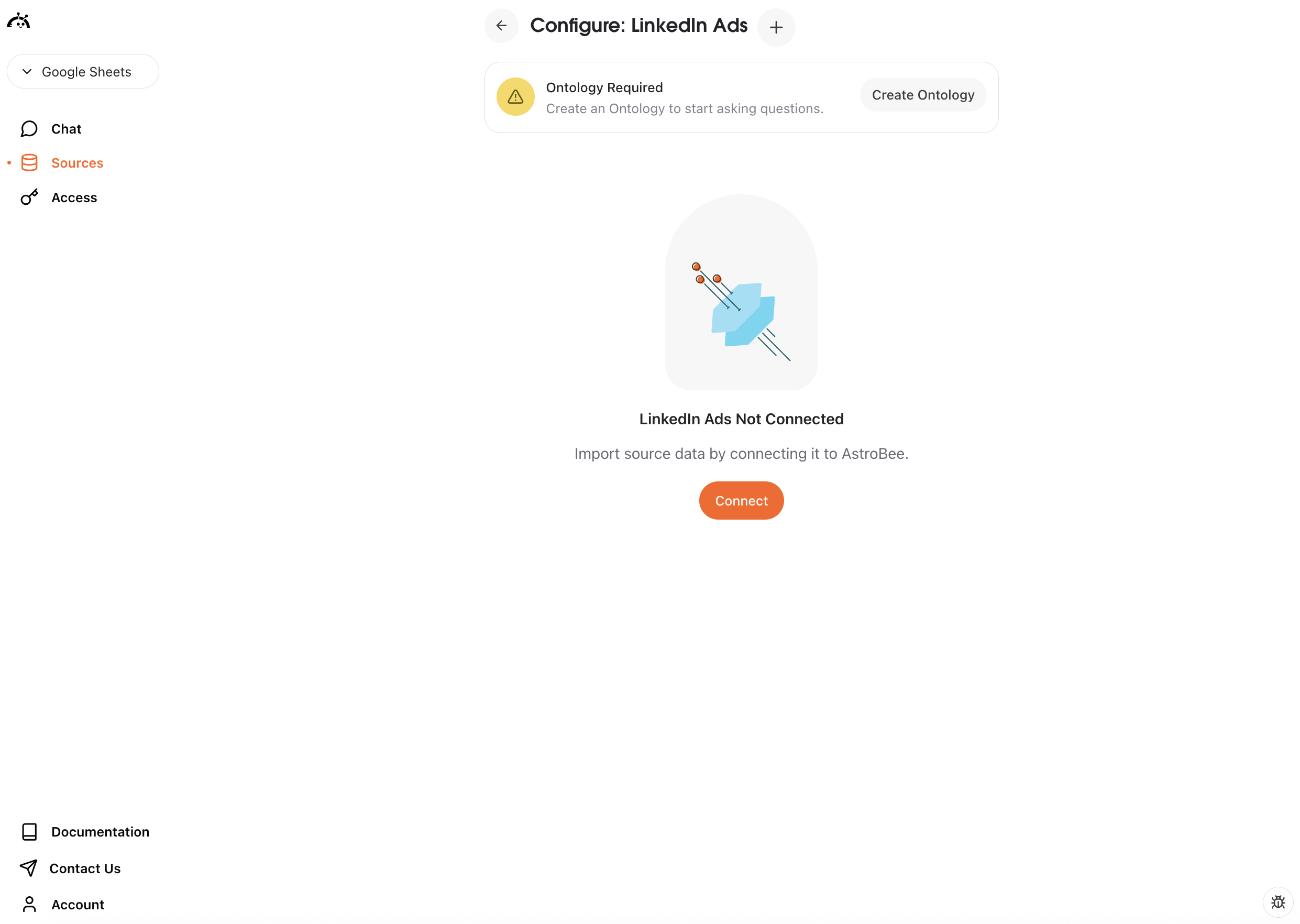 Configure LinkedIn Ads interface