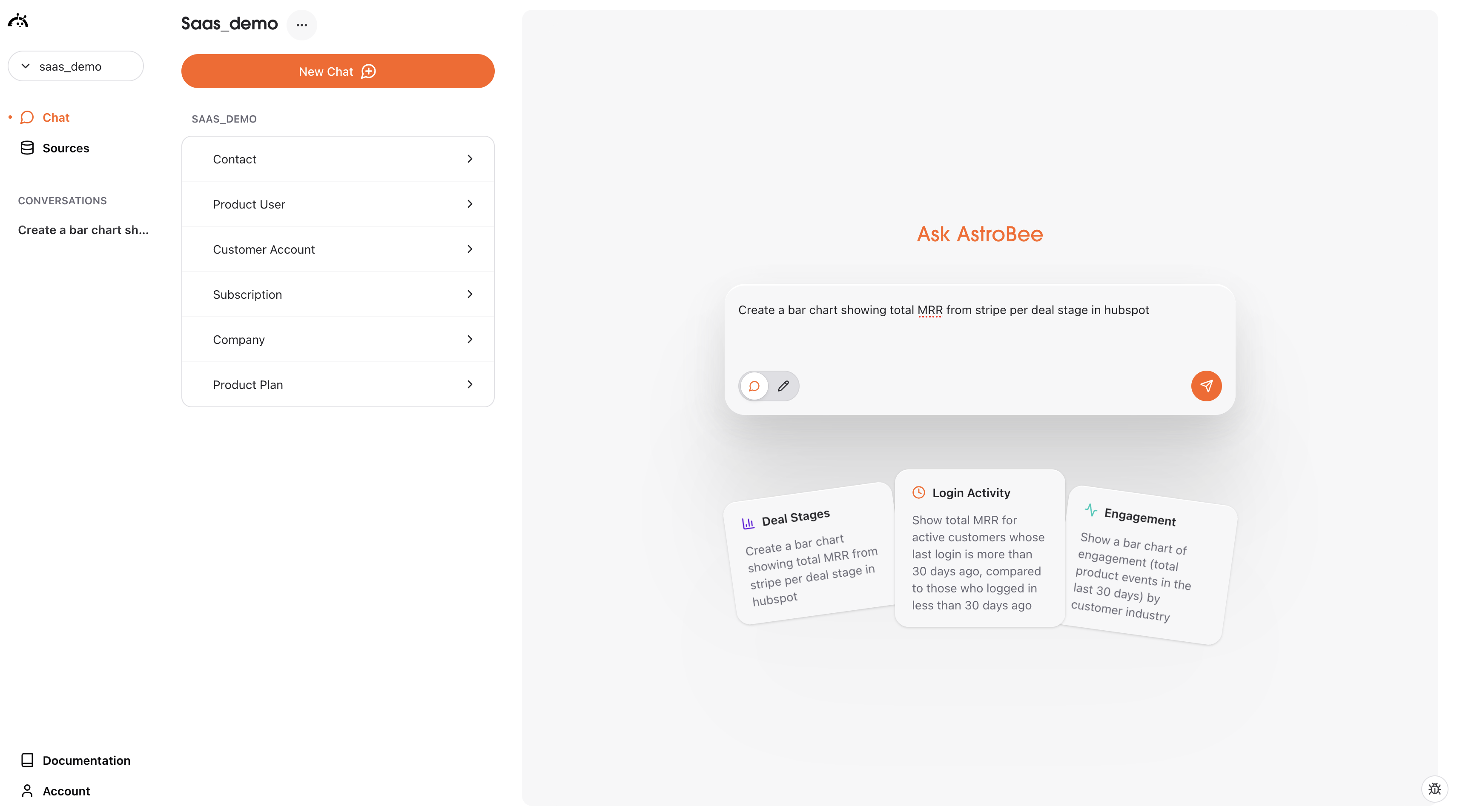 Ask questions normalized datasets