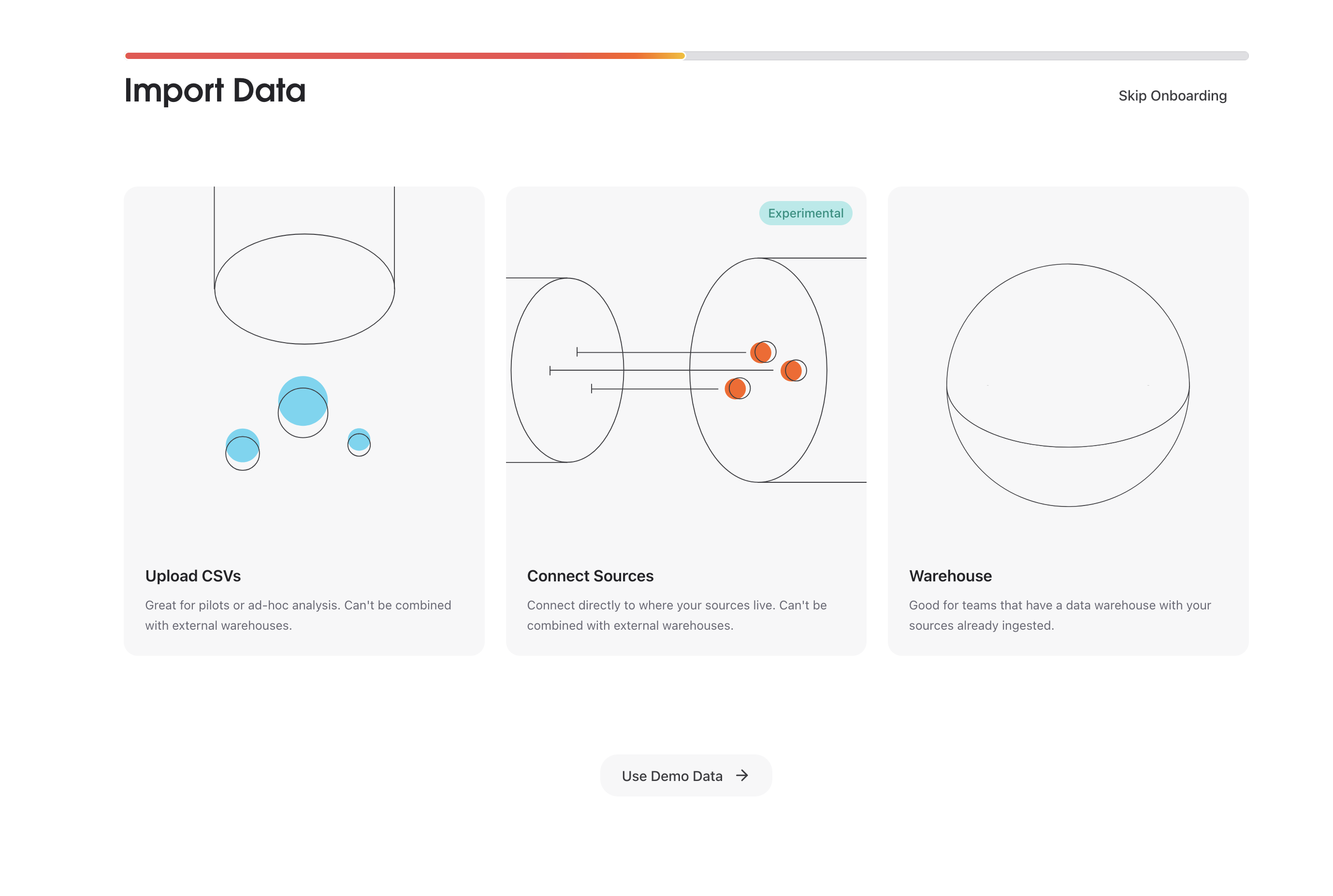 Selecting the demo model