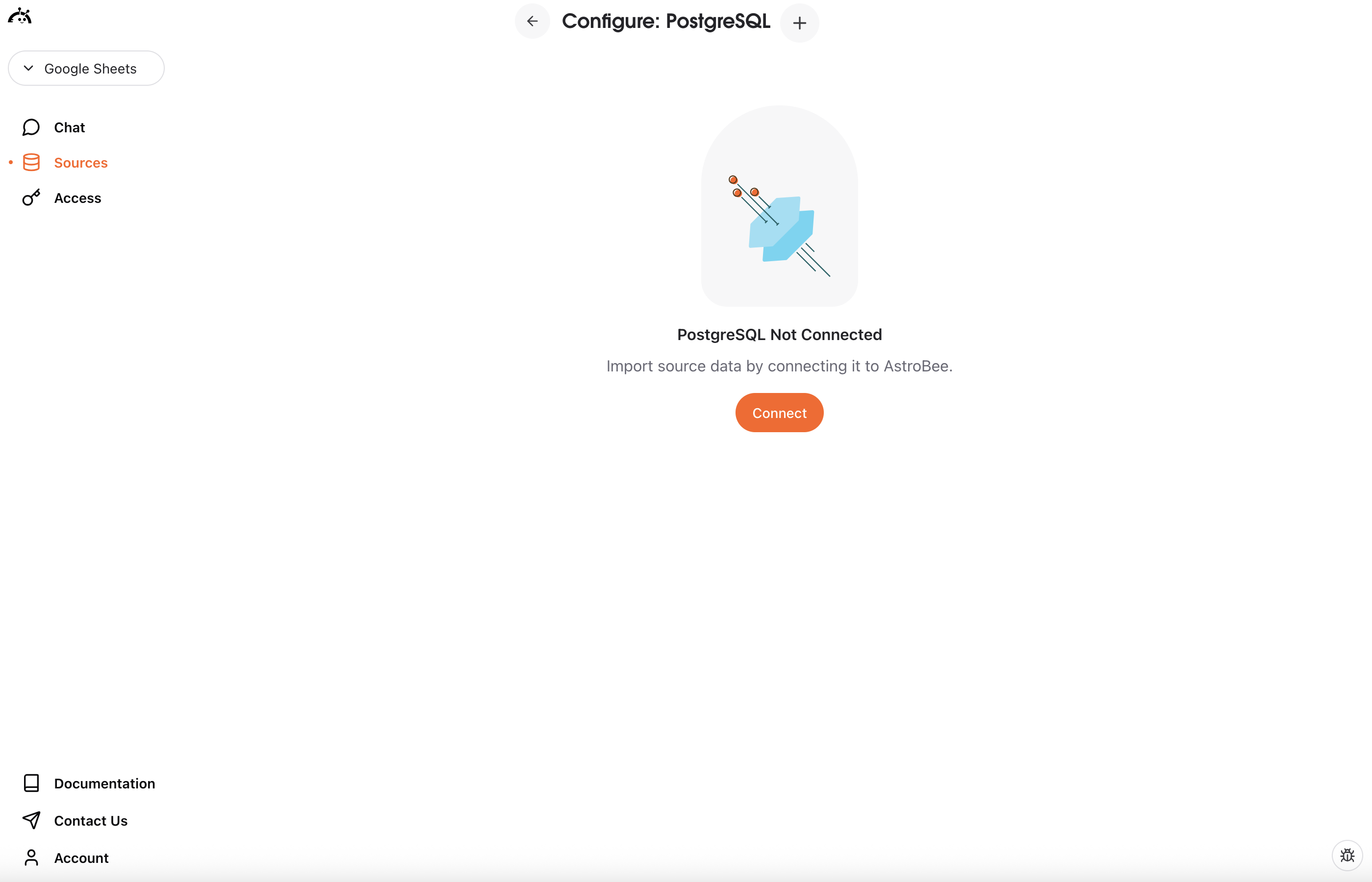 Configure PostgreSQL interface