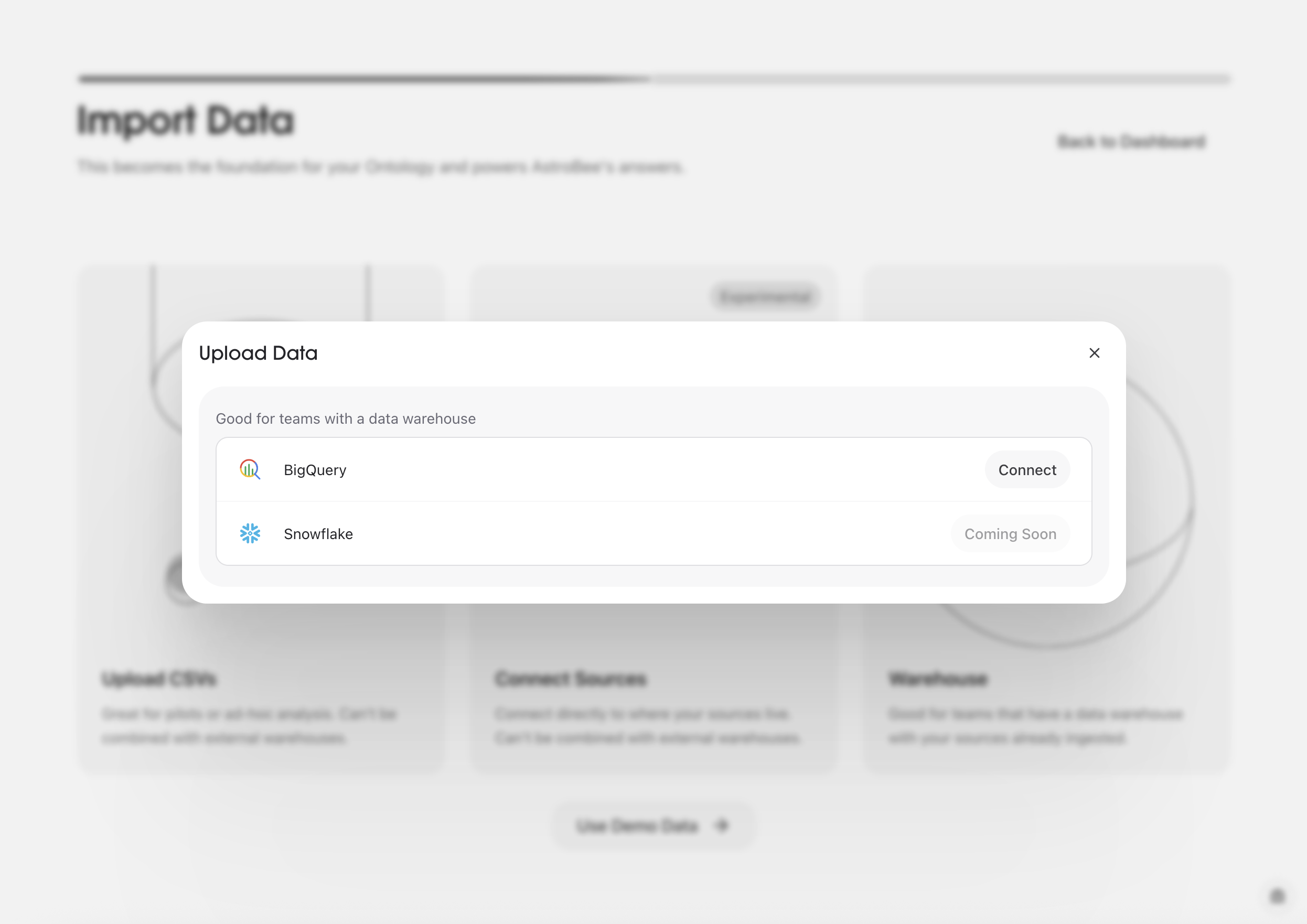 Connect BigQuery Source