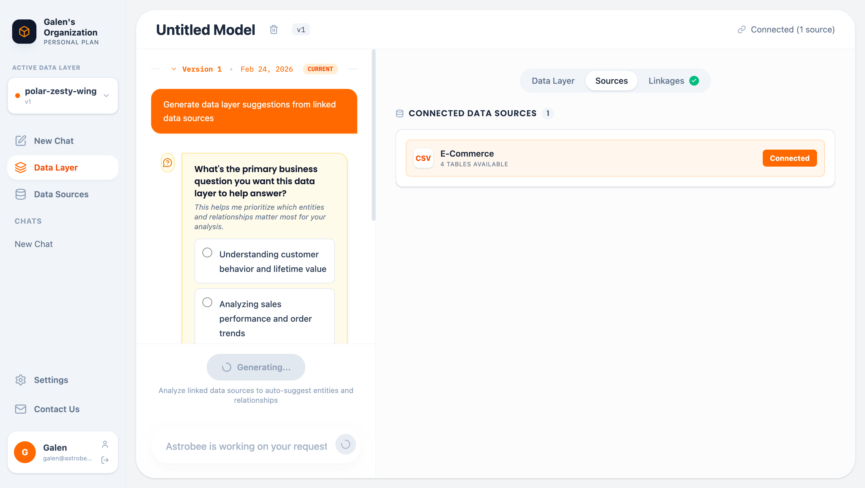 Generation questionnaire