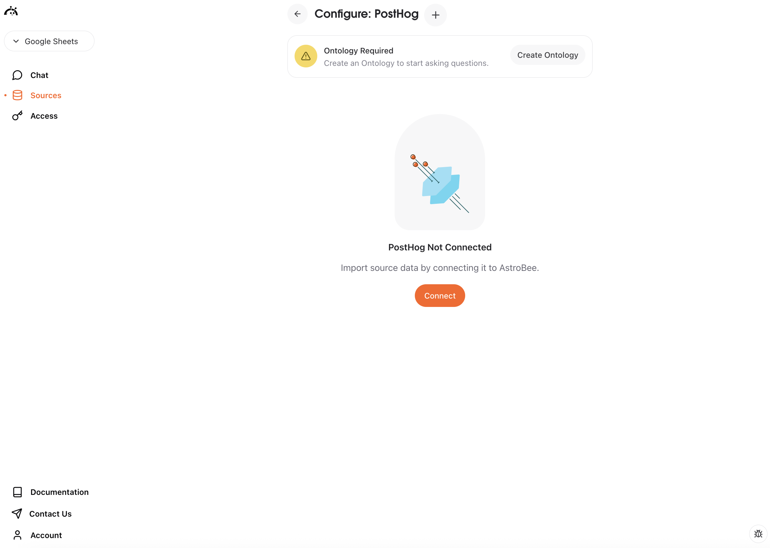 Configure PostHog interface