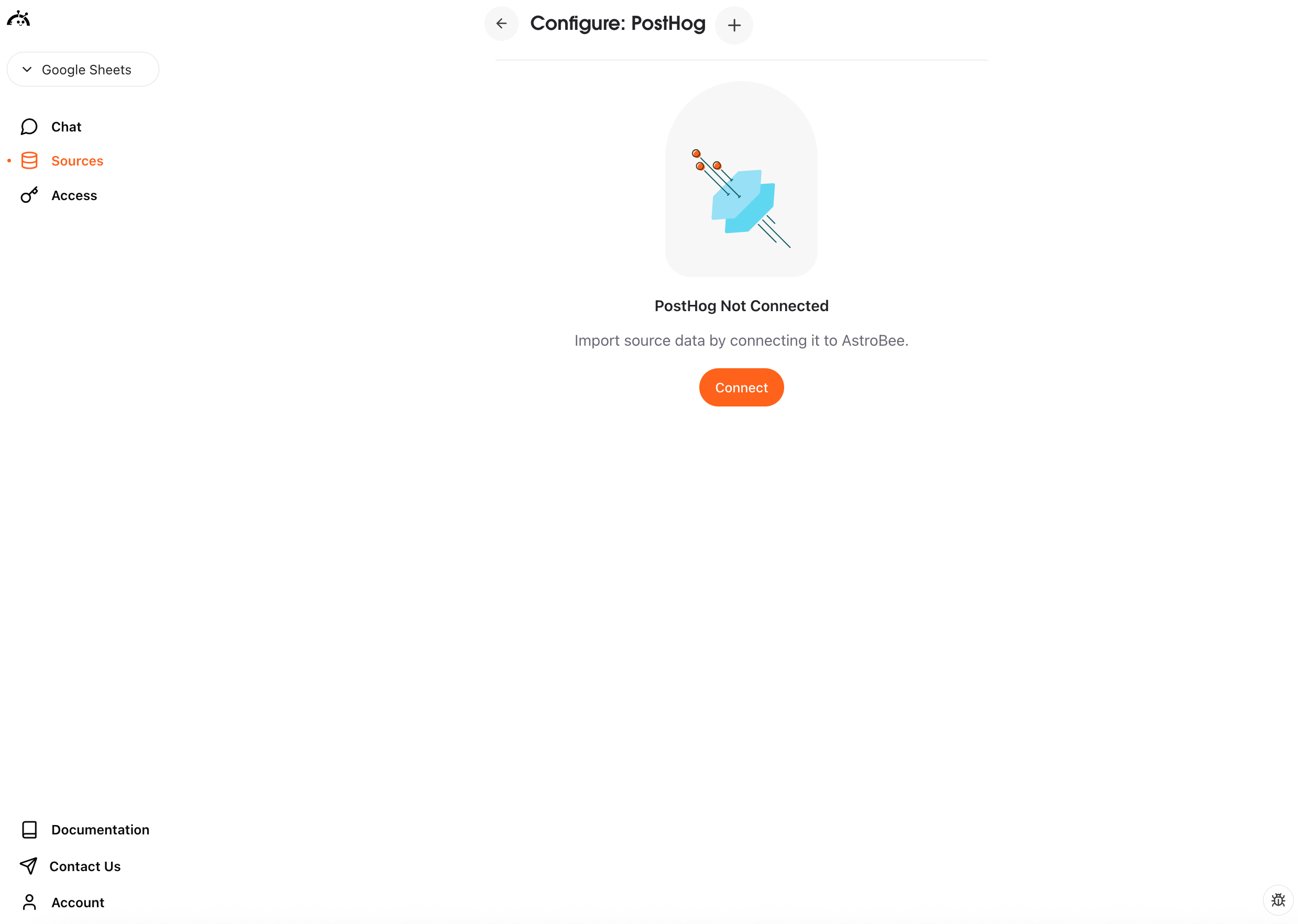 Configure PostHog interface