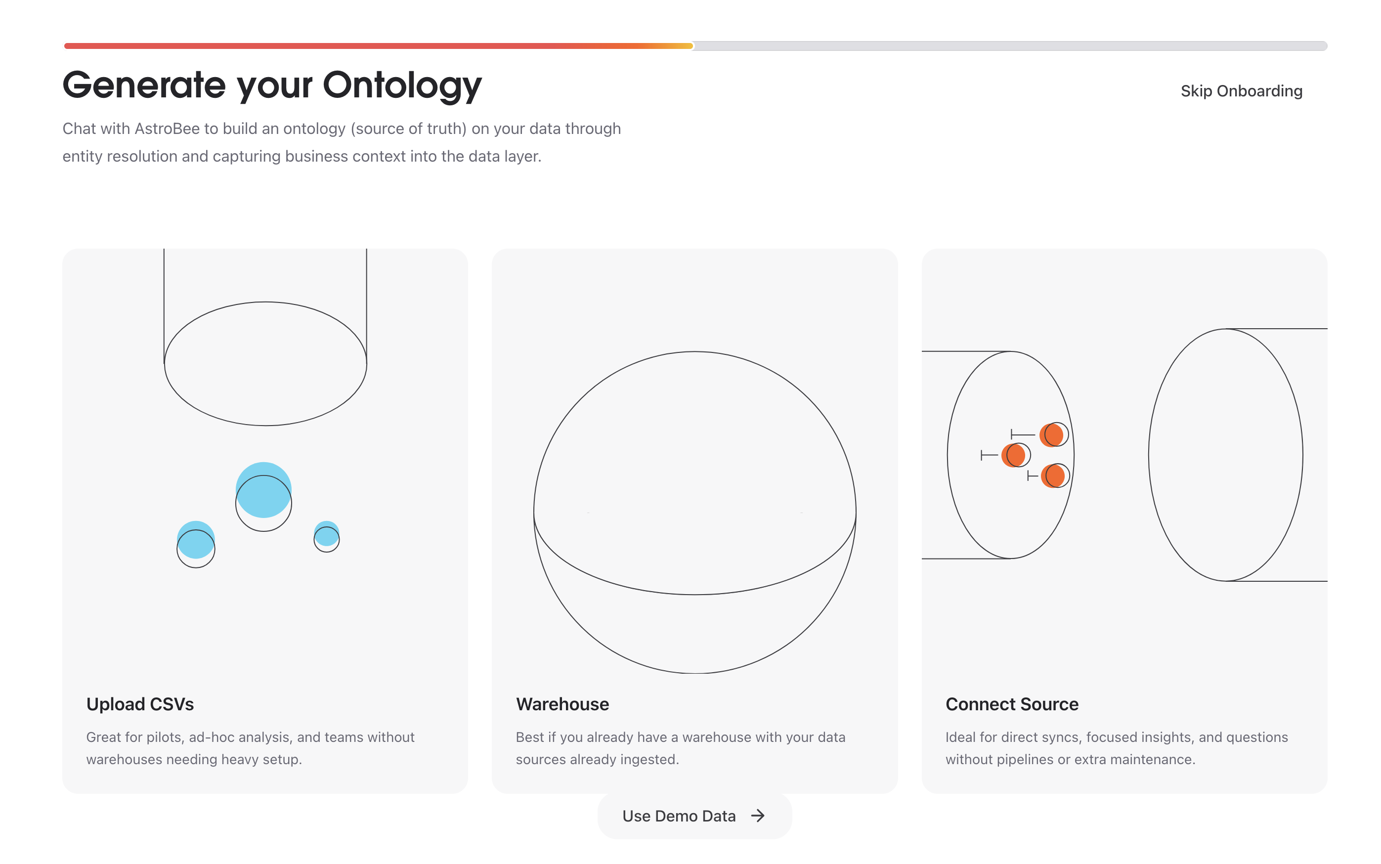 Selecting the demo model