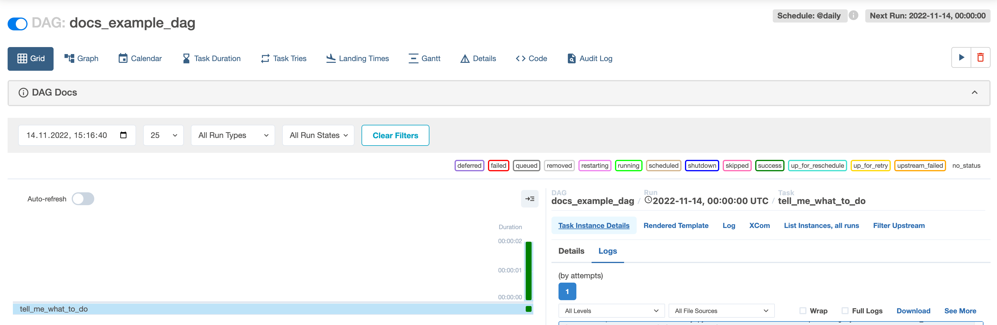 Task Instance Details