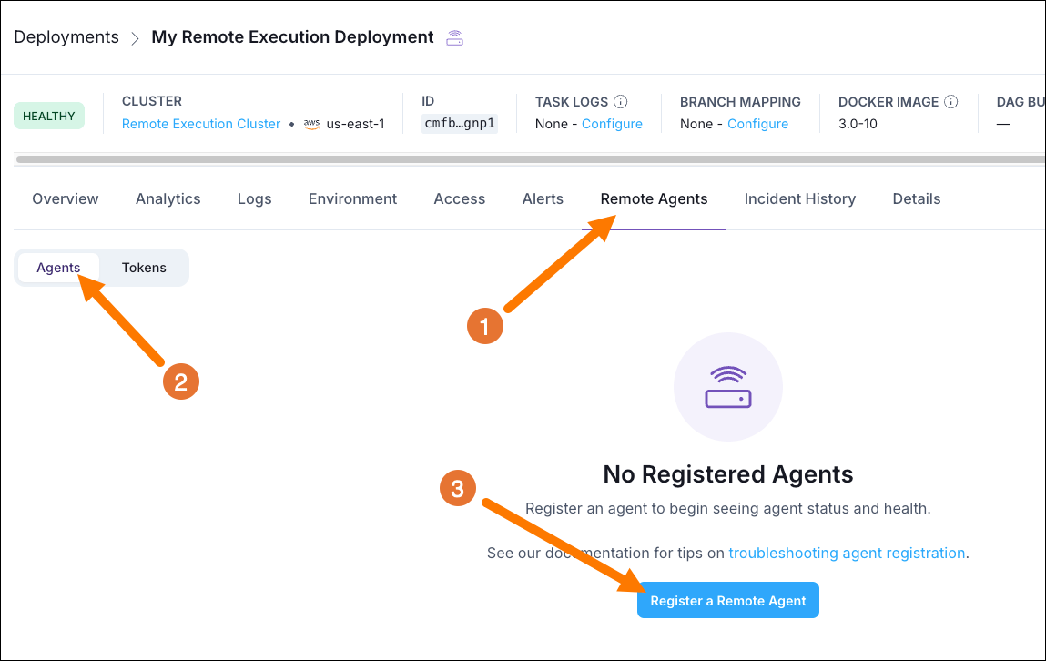 Register a Remote Agent