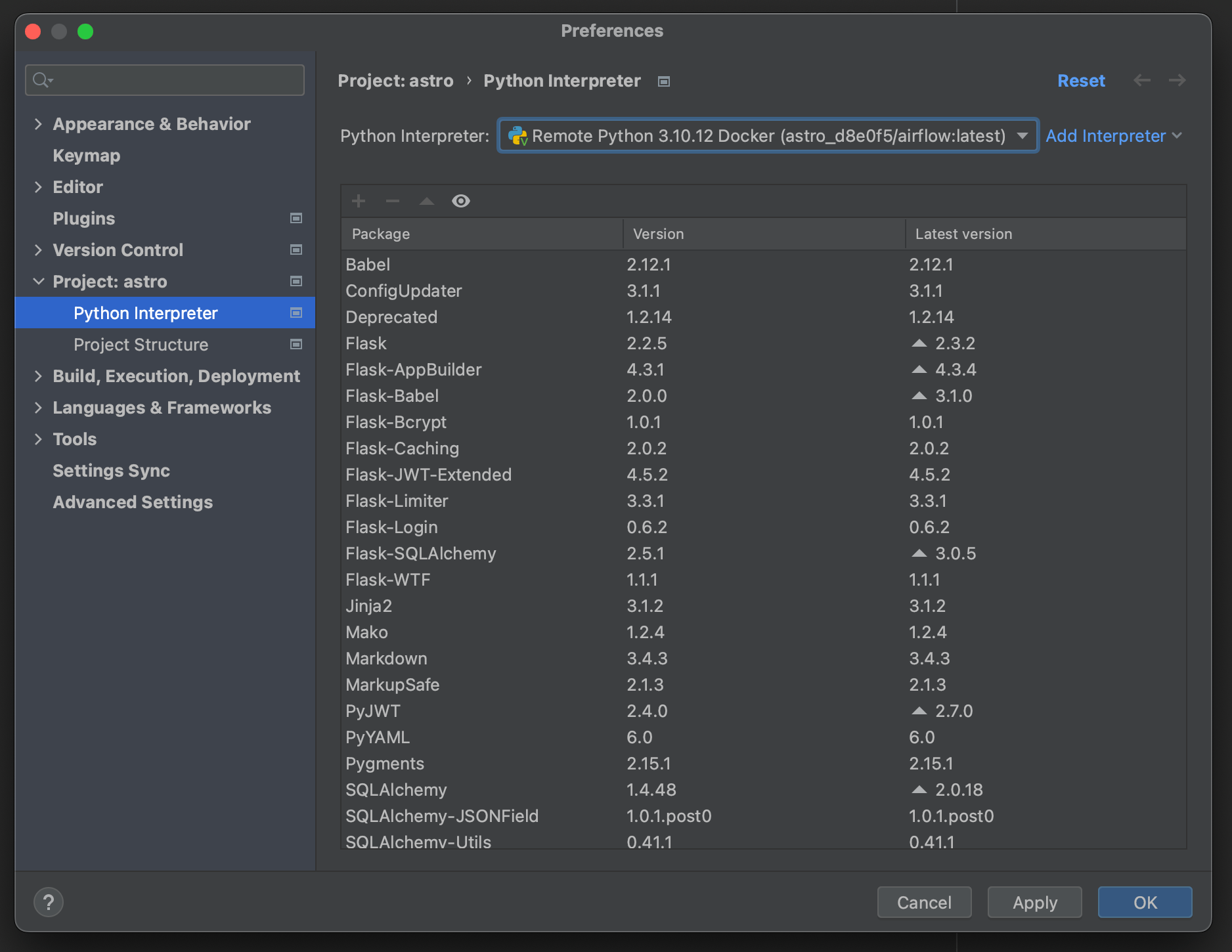 Image settings