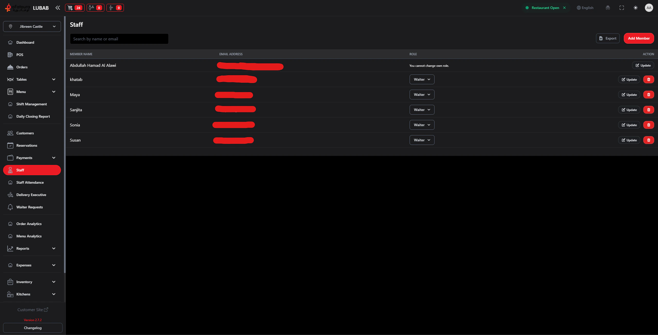 Staff Page