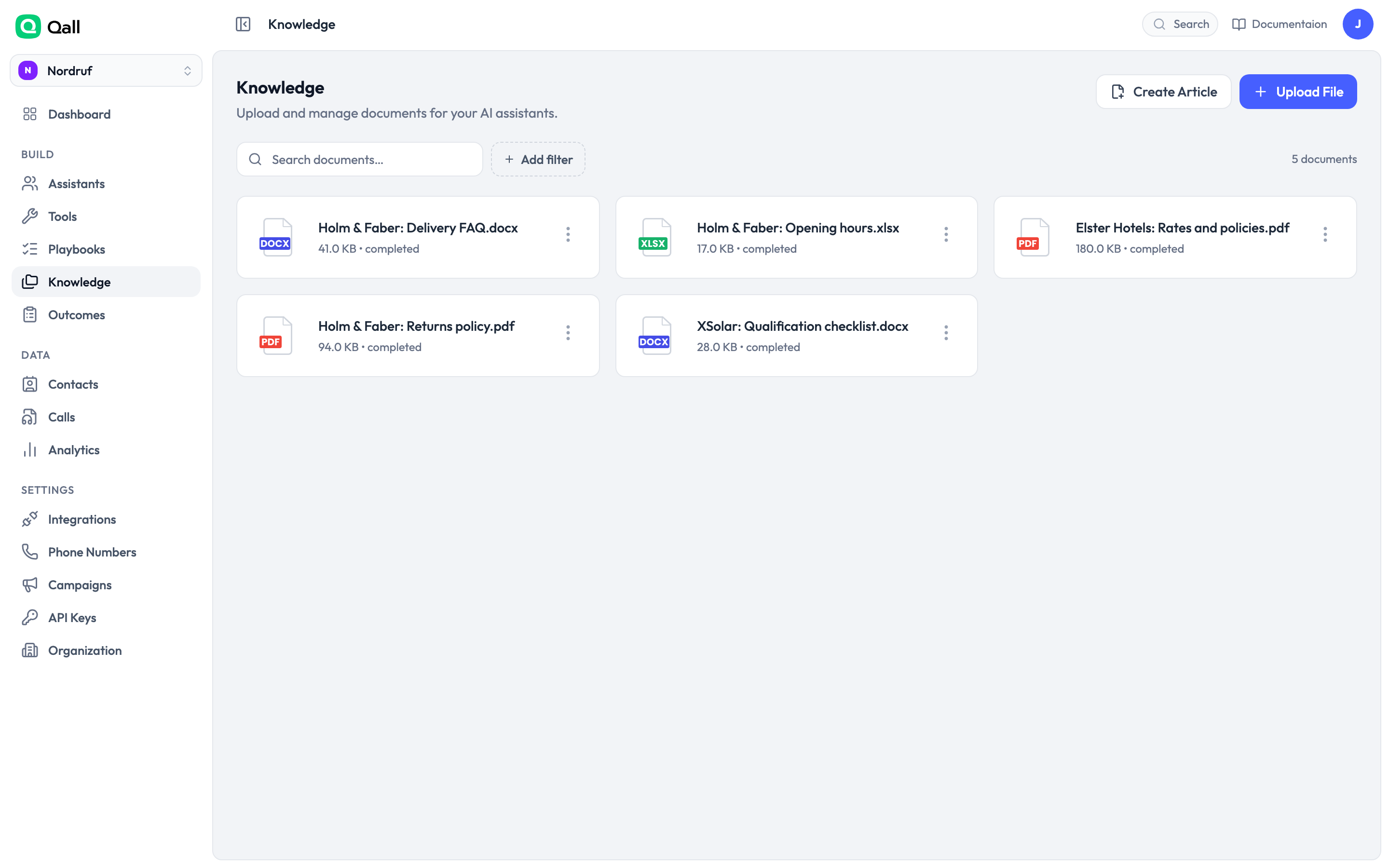 The knowledge base
