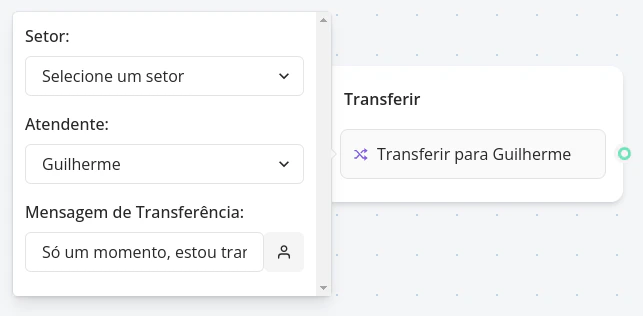 Bloco Transferir