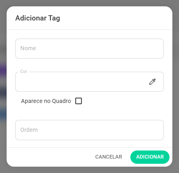Adicionar Tag