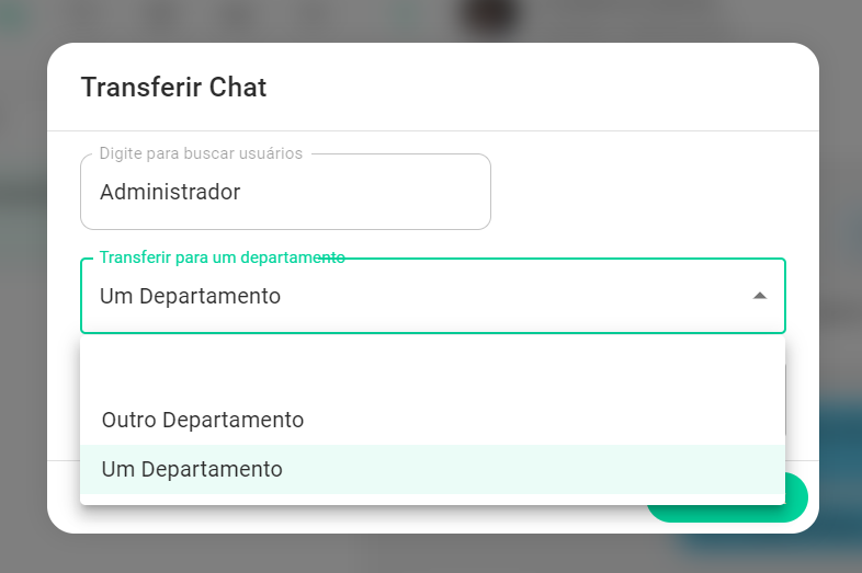 Transferir para departamento