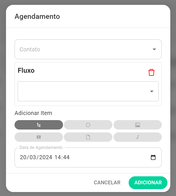 Formulário de agendamento