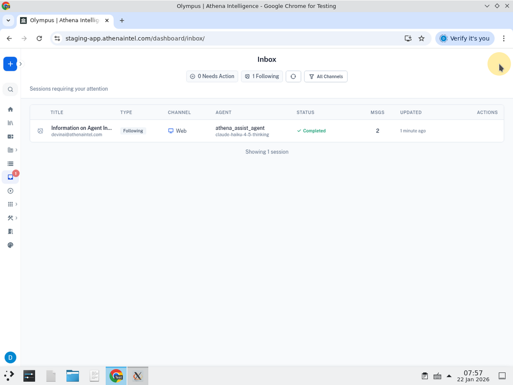 Inbox - AthenaIntel