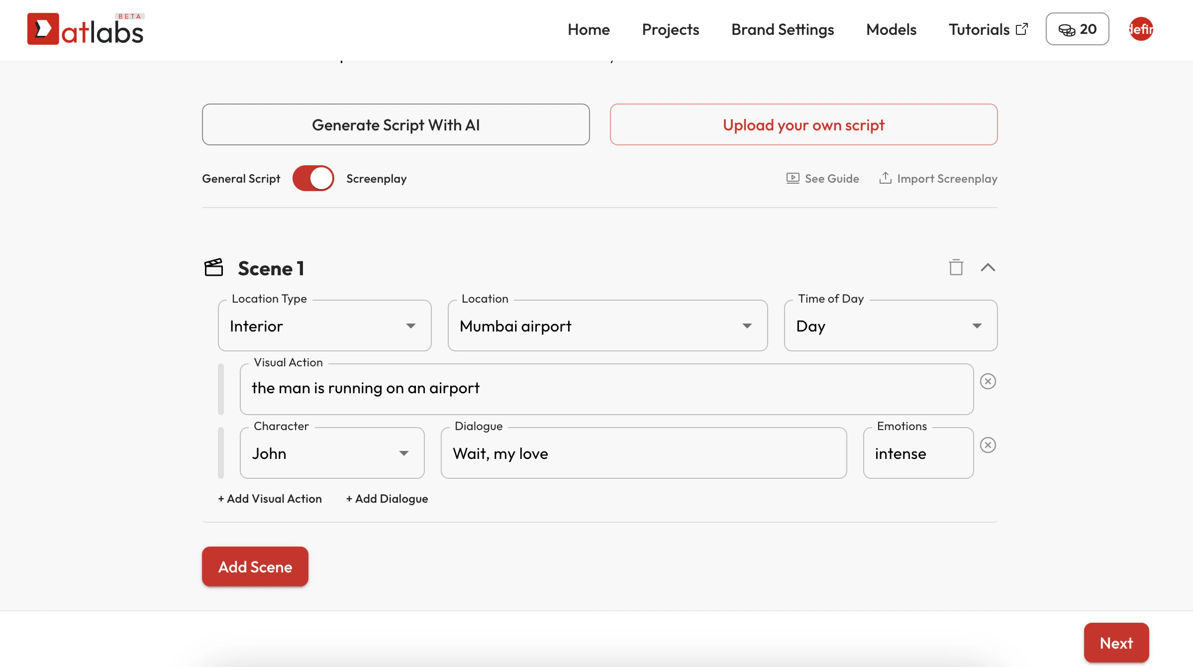 AI Screenplay To Video Pn