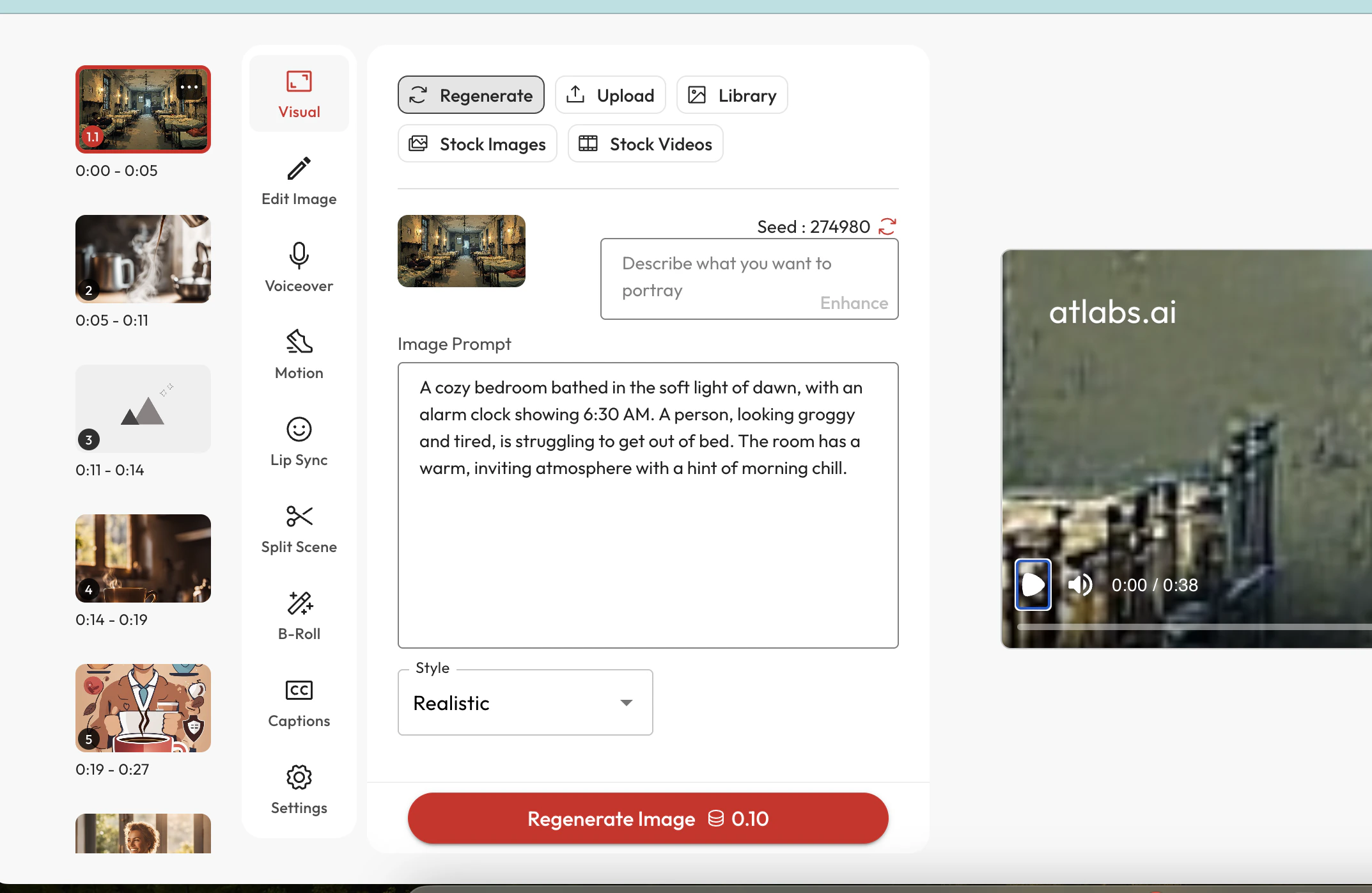 Regenerate AI Image Pn