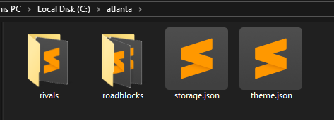 Atlanta Configuration Folder