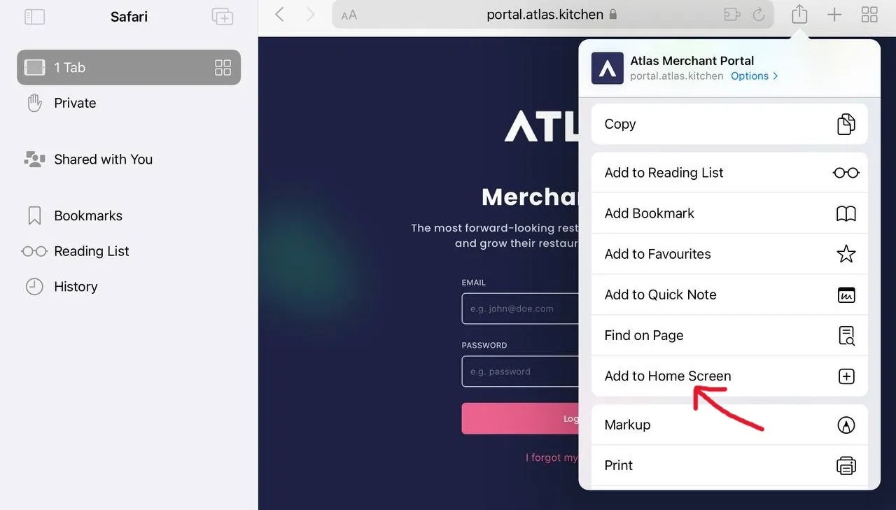 Add To Home Screen Web