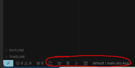 ato menu bar