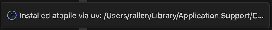 atopile extension installed