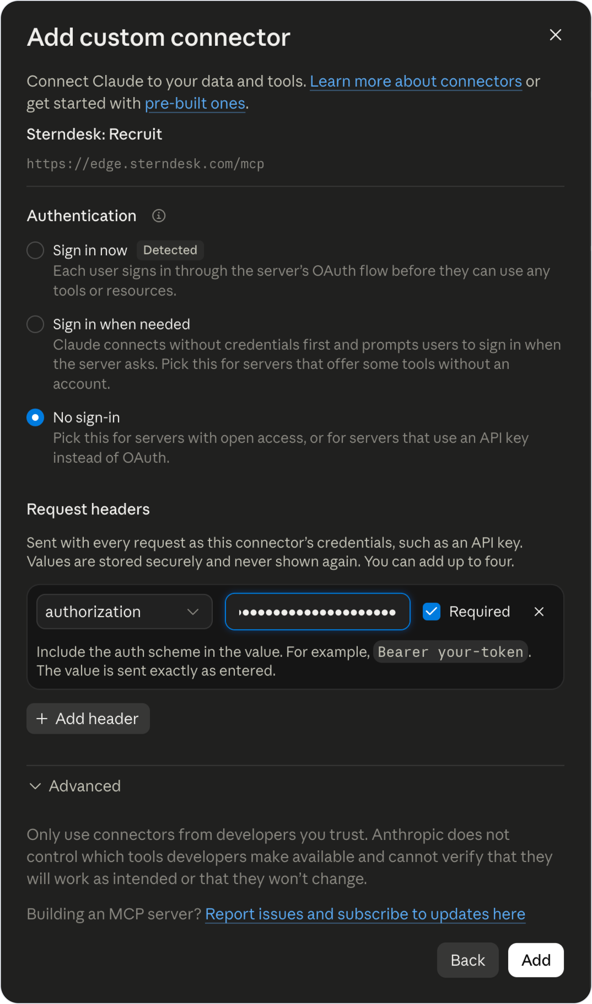 Configure Authentication