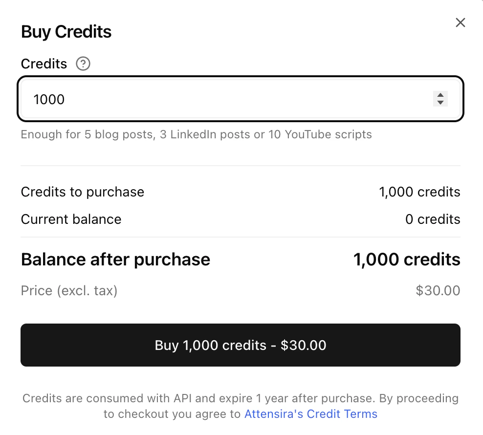 AI Credits