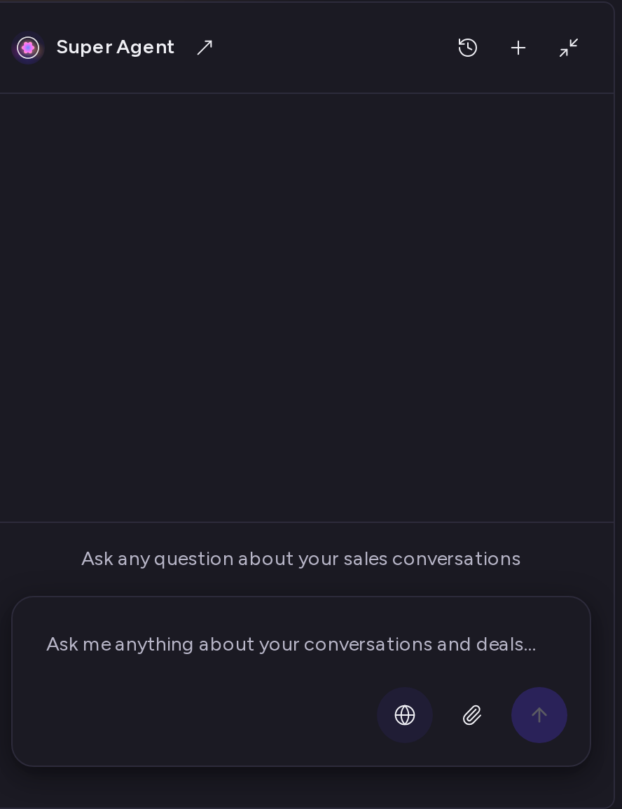 The floating Super Agent panel open on a page