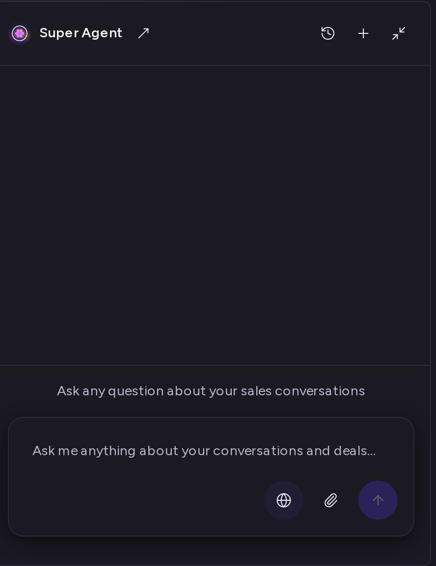 The floating Super Agent panel open on a page