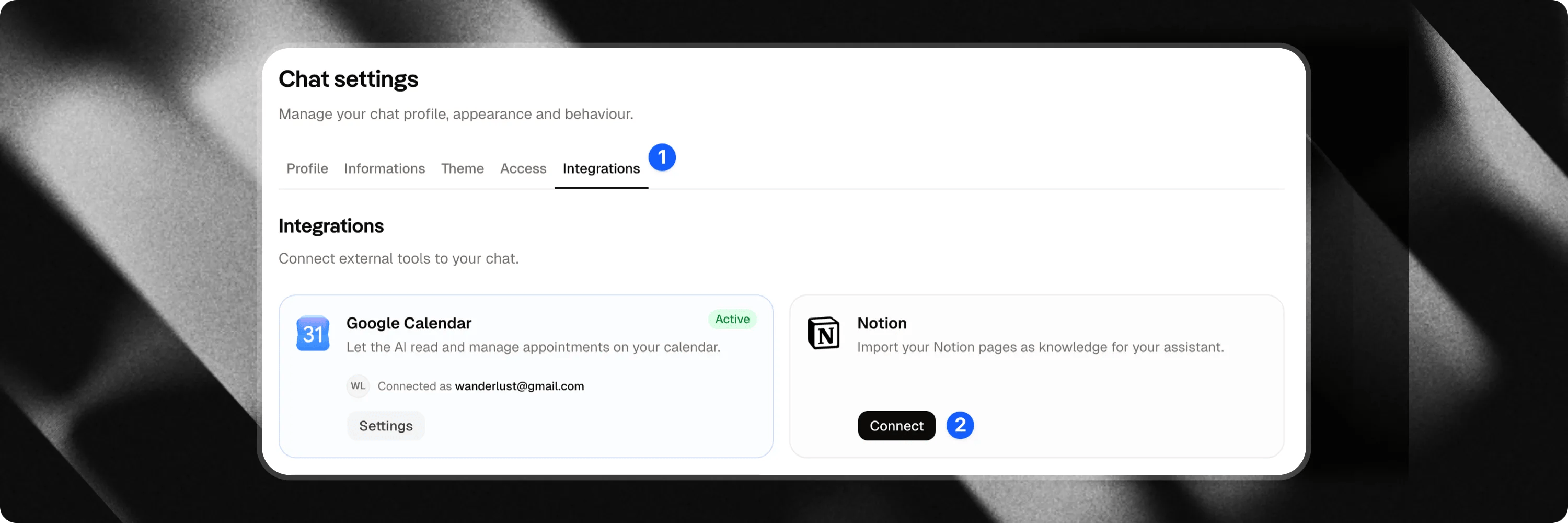 Connect with Notion