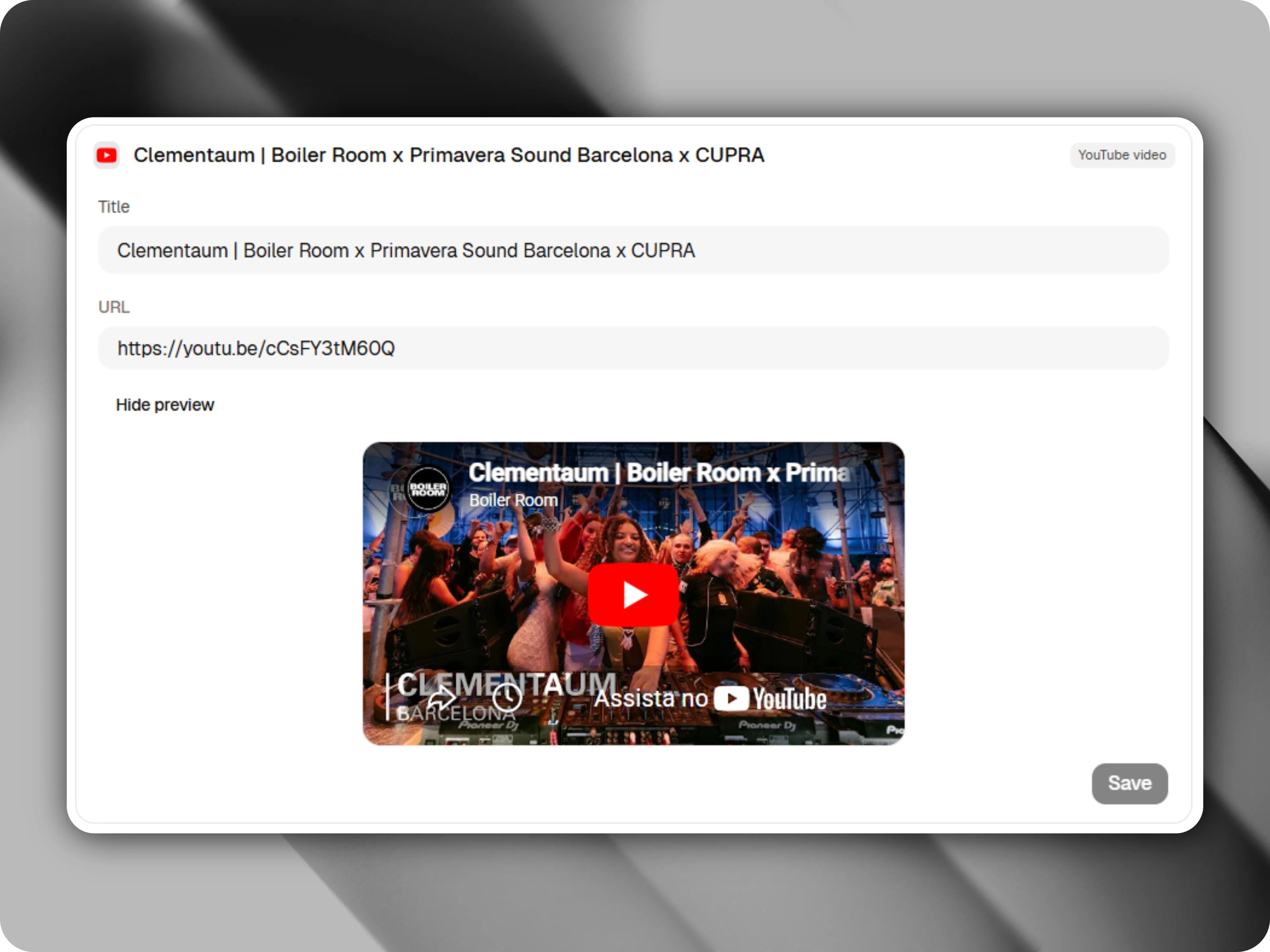 Youtube Video Trigger