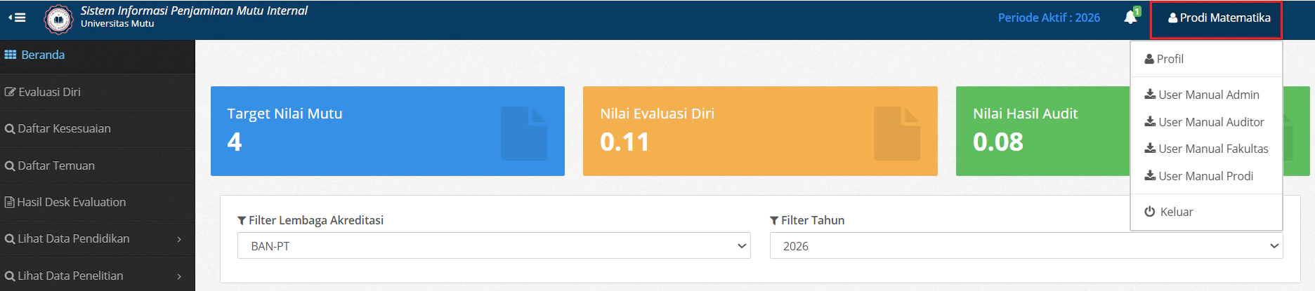 Audite Klik User