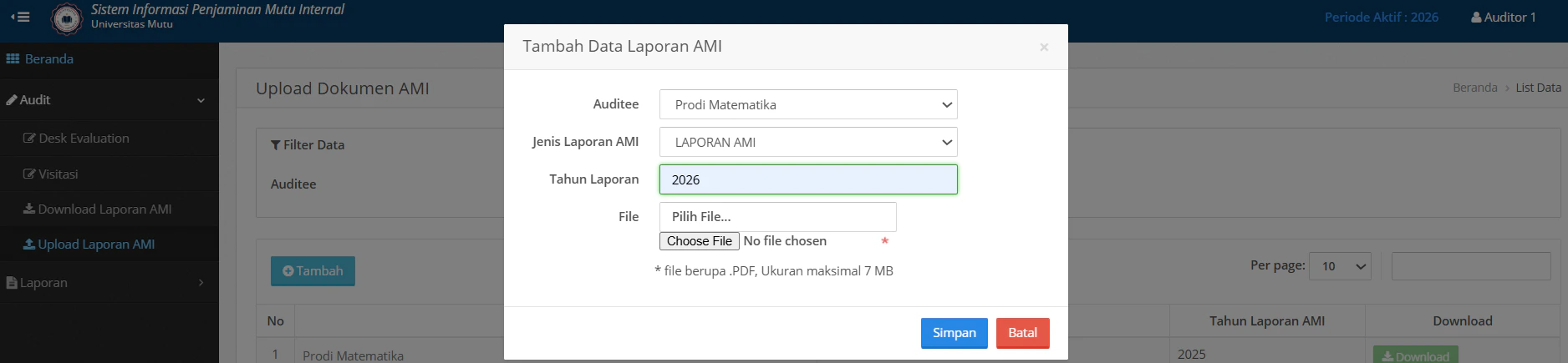 Auditor Formami