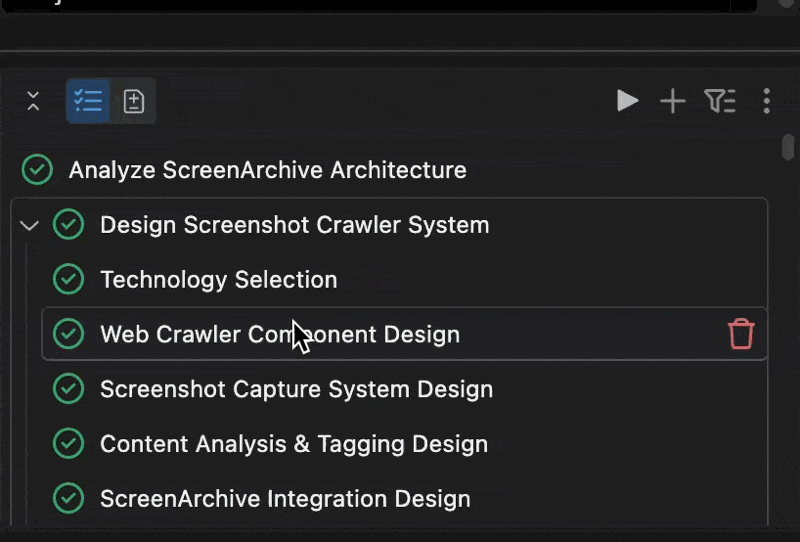 Tasklist demonstration