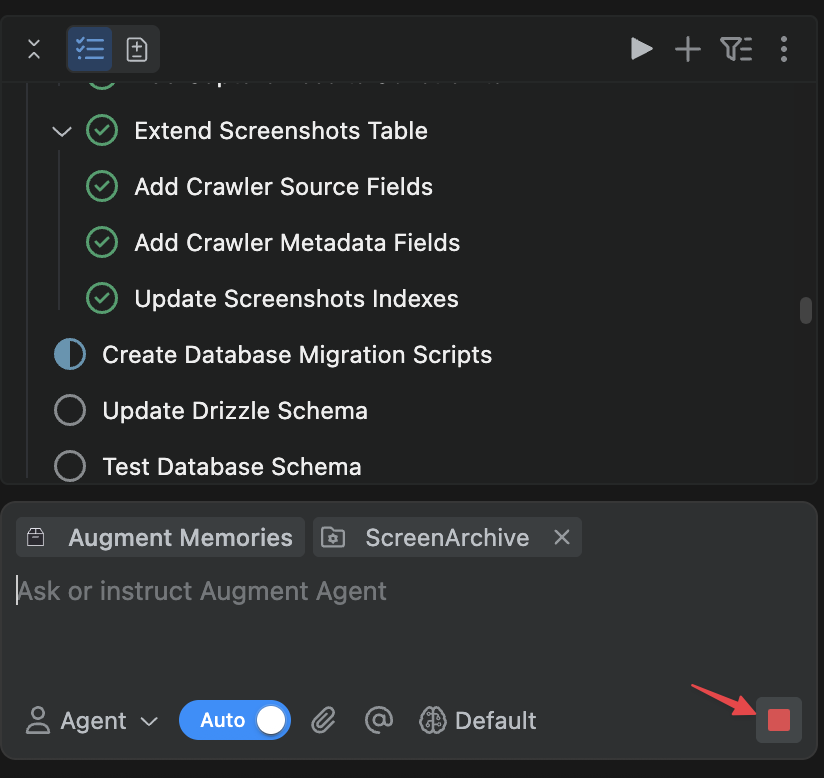 Running a task