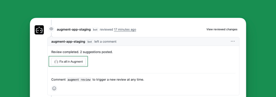 Fix in Augment - Augment