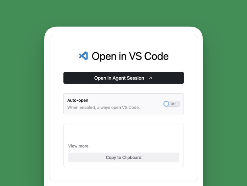 Fix in Augment options
