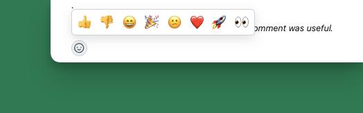 Code Review Feedback using GitHub Reactions