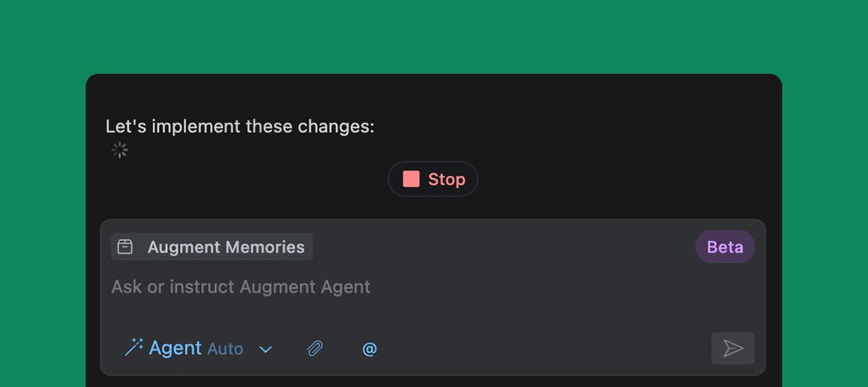 Stopping the agent
