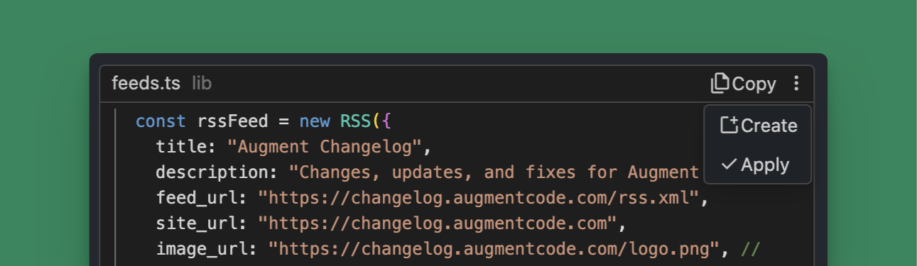 Augment Chat Apply
