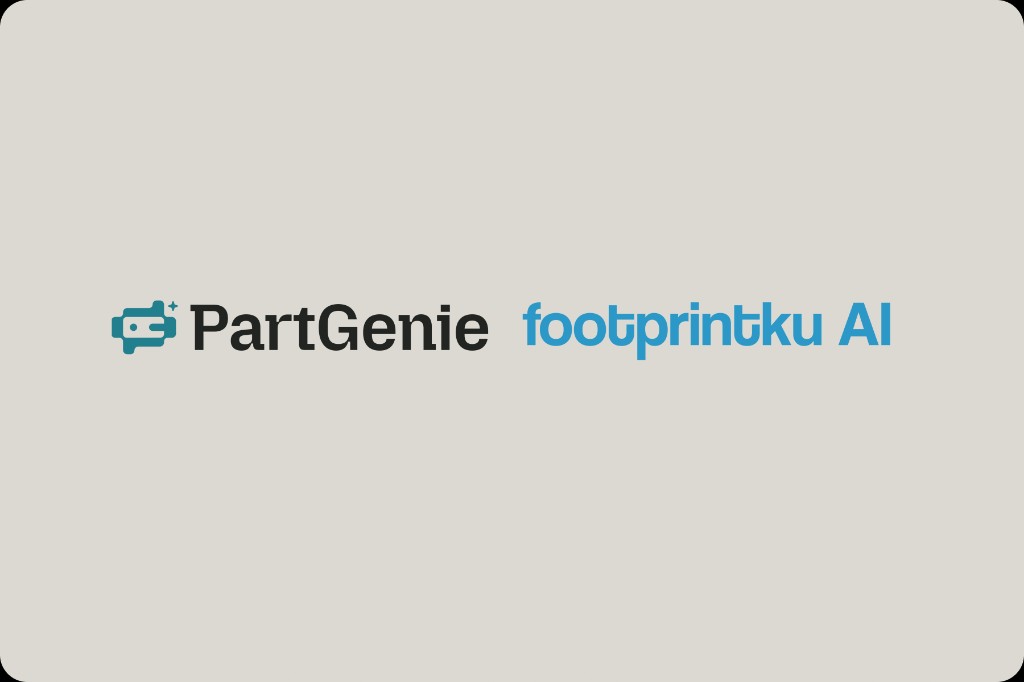 PartGenie 與 footprintku AI 合作