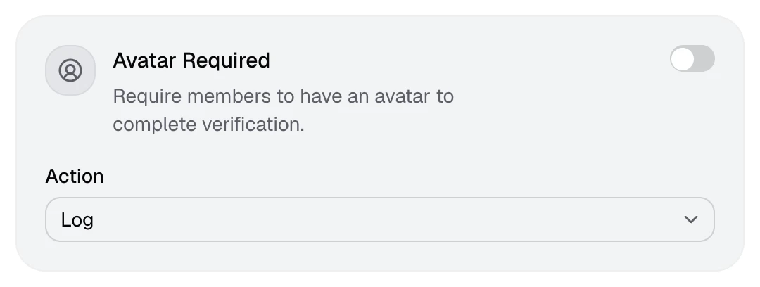 The Avatar Required card
