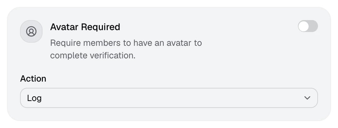 The Avatar Required card