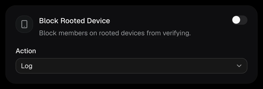 The Block Rooted Device card