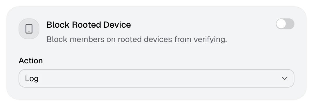The Block Rooted Device card