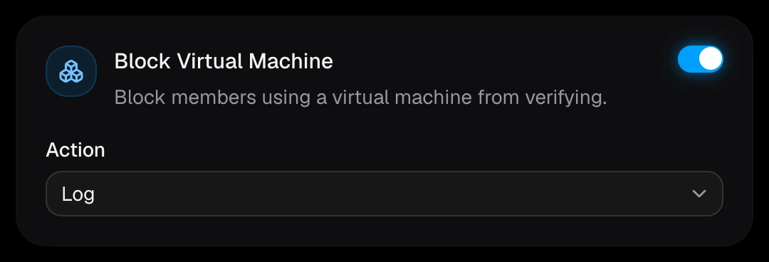 The Block Virtual Machine card